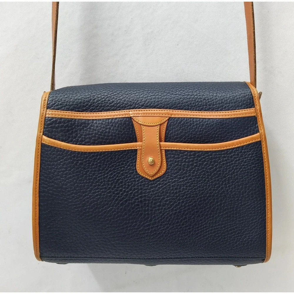 Dooney & Bourke Black Pebbled Leather Crossbody Bag - Vintage Made in USA - Picture 16 of 16